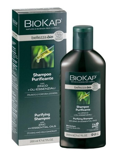 BIOKAP BELLEZZA BIO SHAMPOO PURIFICANTE COSMOS ECOCERT 200 ML BIOSLINE